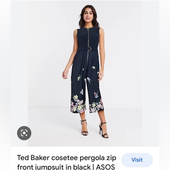Ted Baker Jumpsuit Sz 1 - Picture 2 of 13